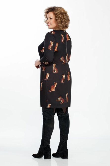 Повседневное платье БагираАнТа 609 коты