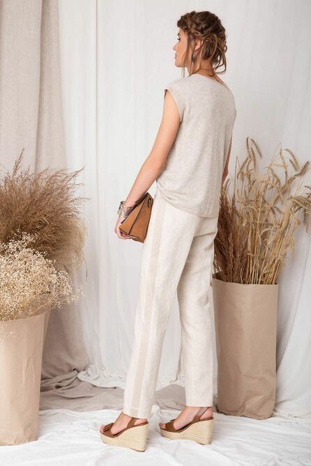 Джемпер Barbara Geratti 3809 лен