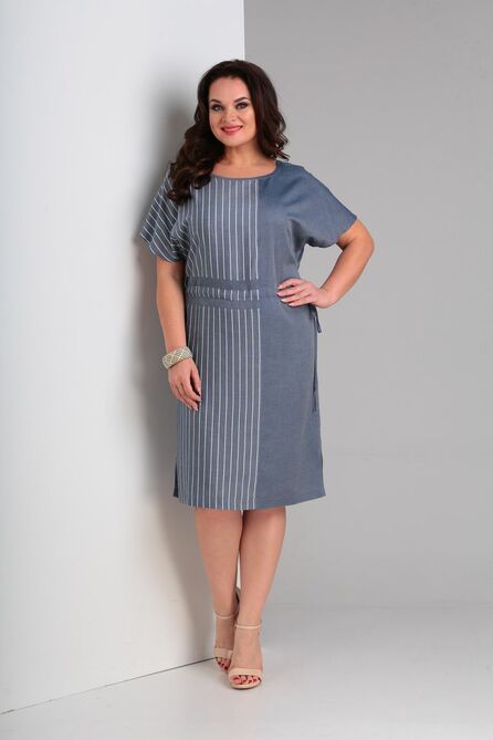 Повседневное платье Basagor 541 синий