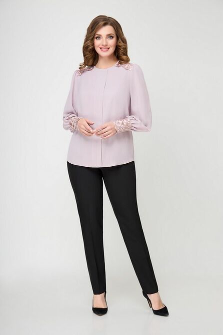 Блузка БелЭкспози 1441 дымчатая-роза
