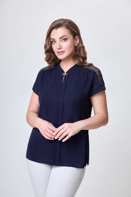 Блузка БелЭкспози 1237 синий