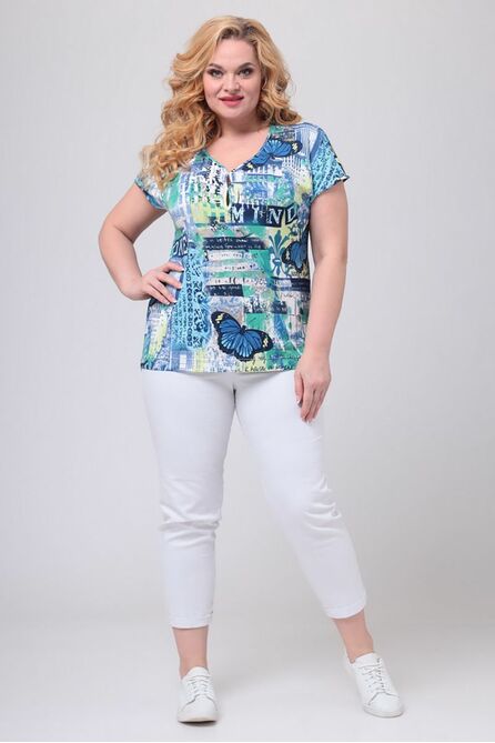 Майка БелЭкспози 1506 голубой