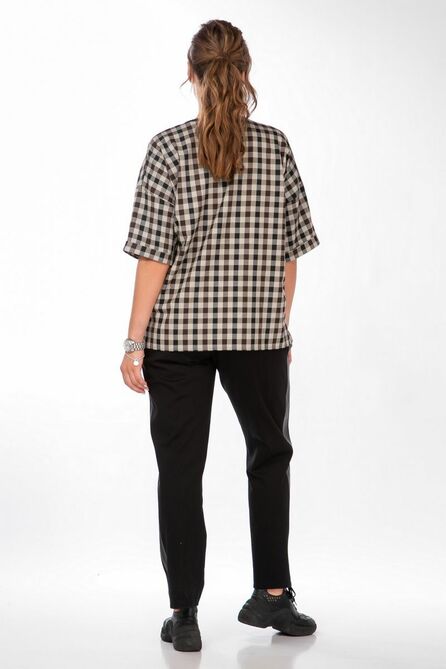 Костюм брючный Belinga 2256 черный_клетка