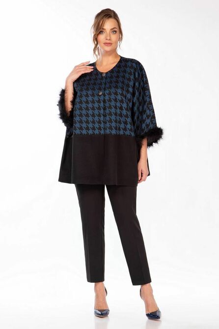 Кардиган, Брюки Belinga 2260 черный-синий