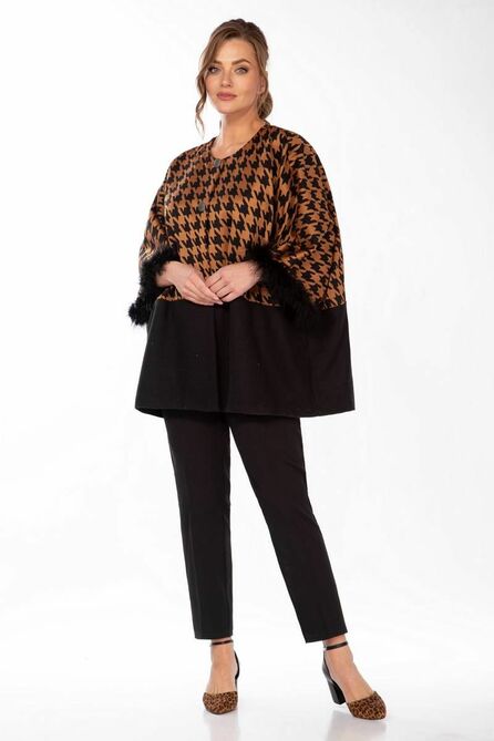 Кардиган, Брюки Belinga 2261 черный-рыжий