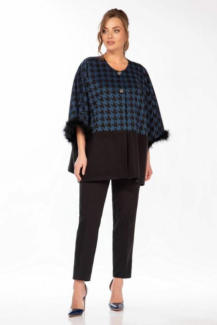 Жакет Belinga 5146 черный-синий