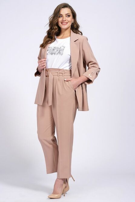 Брюки, Блуза, Жакет Белтрикотаж 6850 беж