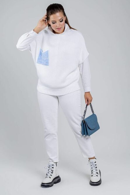 Жилет Bonadi М-1521 белый