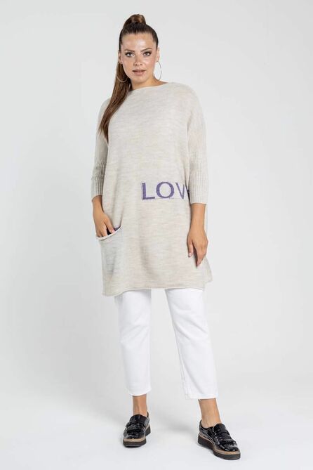 Туника Bonadi М-1387 молочный