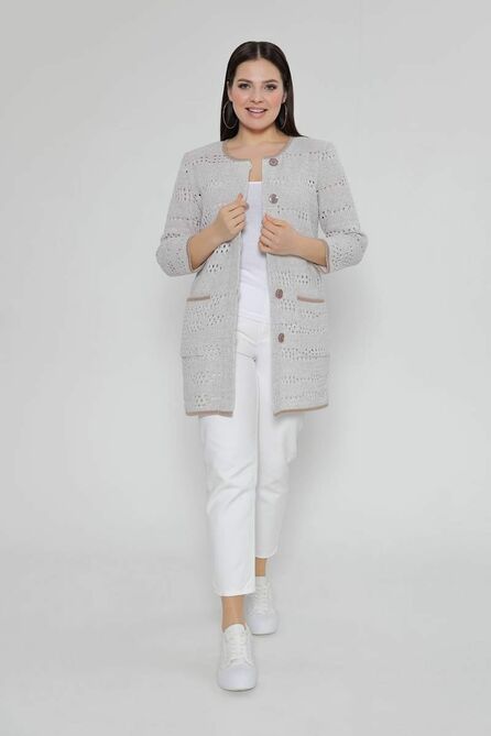 Кардиган Bonadi М-1664 светлый