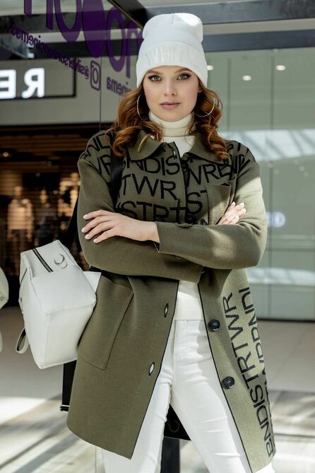 Кардиган Bonadi М-1553 хаки