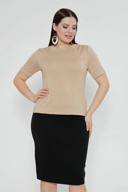 Блузка Bonadi М-1701 бежевый