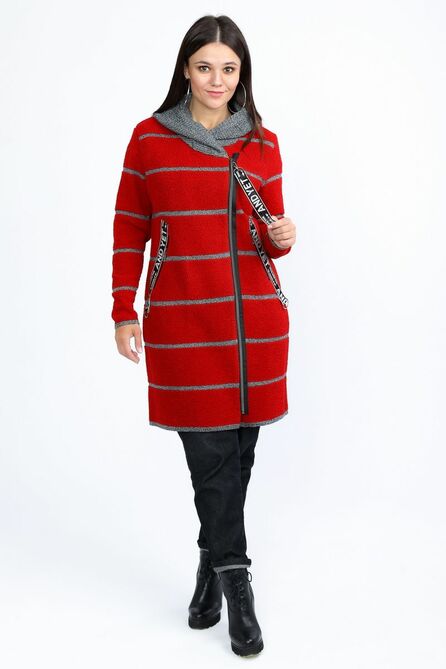 Пальто Bonadi 1356 красный