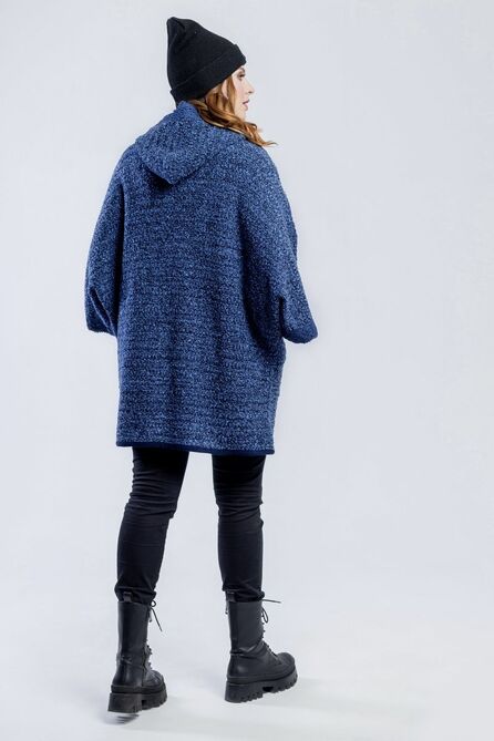 Пончо Bonadi 1518 синий