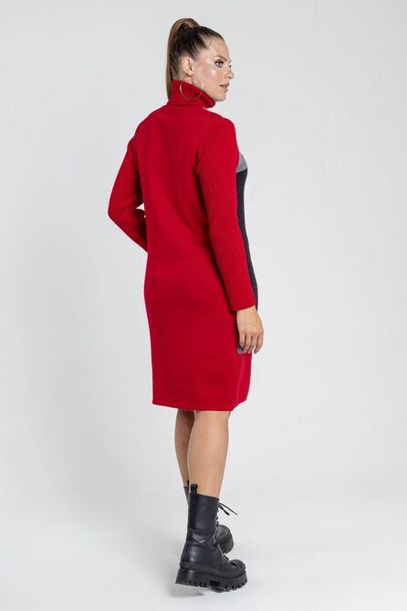 Повседневное платье Bonadi 1565 вишневый