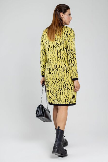 Повседневное платье Bonadi 1567 желтый