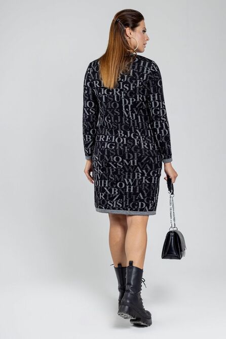 Повседневное платье Bonadi 1567 черный