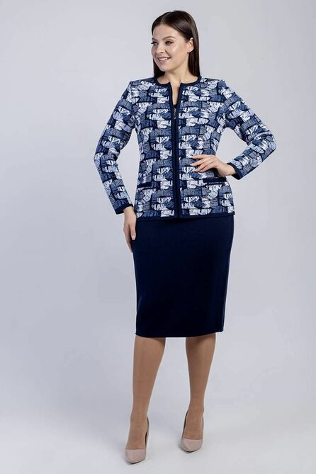 Жакет Bonadi 1627 темно-синий