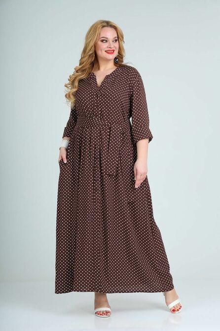 Повседневное платье Celentano 1937.2 шоколадный