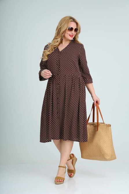 Повседневное платье Celentano 1940.2 шоколадный