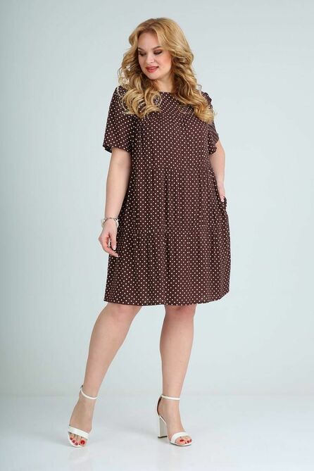 Повседневное платье Celentano 1923.2 шоколадный