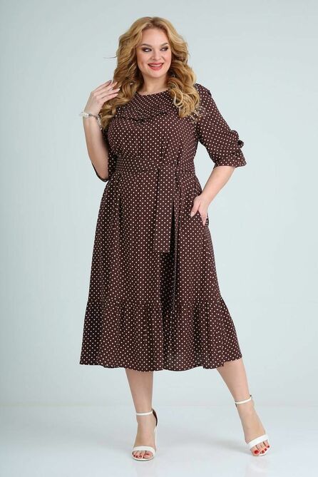 Повседневное платье Celentano 1927.2 шоколадный