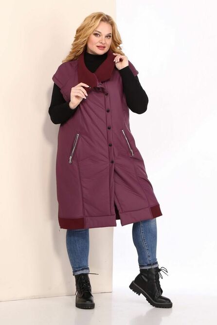 Жилет Celentano 1971.2 баклажан