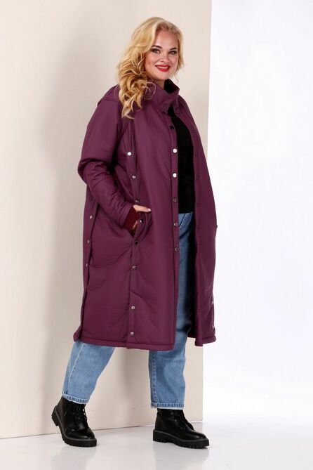 Пальто Celentano 1986.2 баклажан