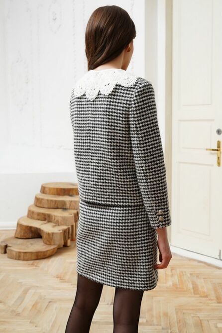 Юбочный костюм Colors of PAPAYA 1571 черно-белый