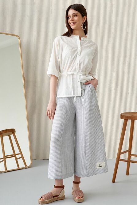 Брюки Colors of PAPAYA 1527-A серый