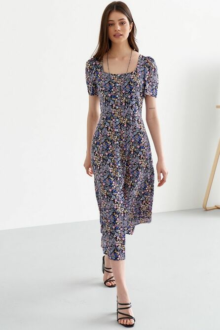 Повседневное платье Colors of PAPAYA 1593 мультиколор