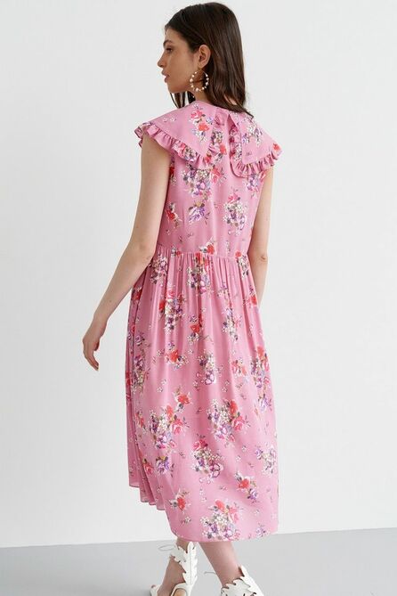 Повседневное платье Colors of PAPAYA 1599-А розовый