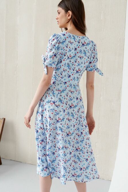 Повседневное платье Colors of PAPAYA 1600 голубой