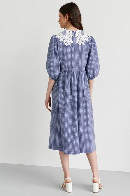 Повседневное платье Colors of PAPAYA 1603 синий