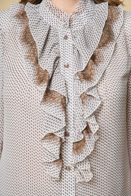 Костюм с блузкой Дали 3567 беж