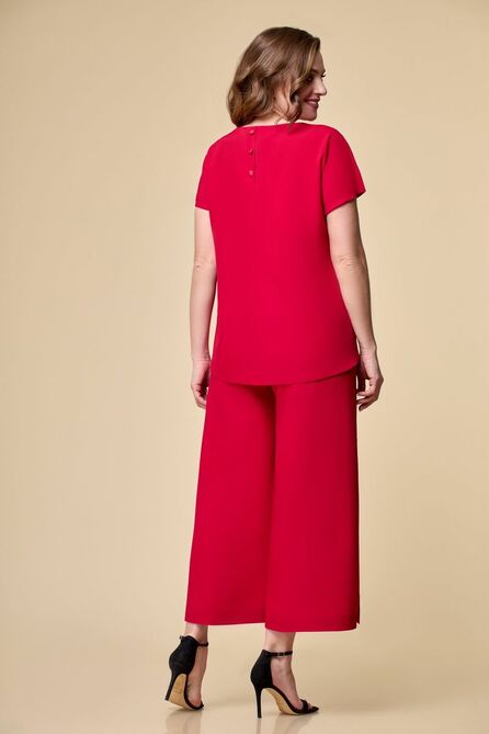 Брюки, Блуза Дали 3519 красный