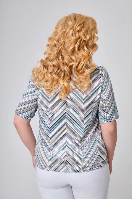 Блузка Дали 2279 цветная-полоска