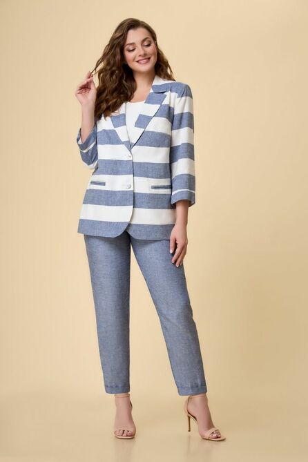 Костюм брючный Дали 3533 полоска