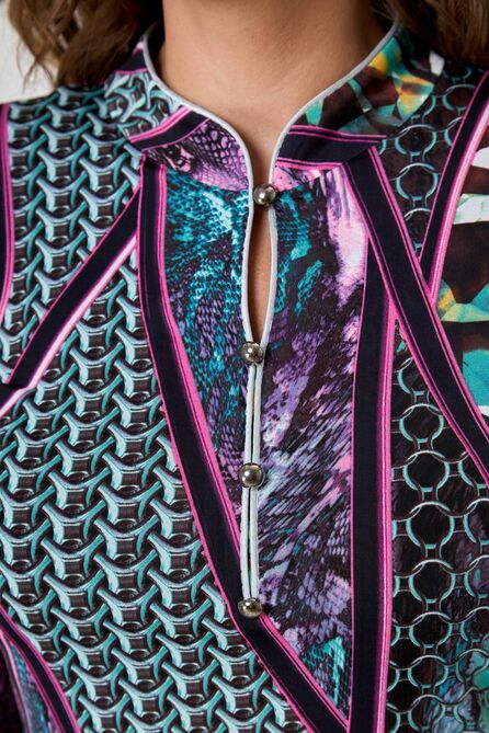 Блузка Дали 4068 мультиколор Блузка Дали 4068 мультиколор