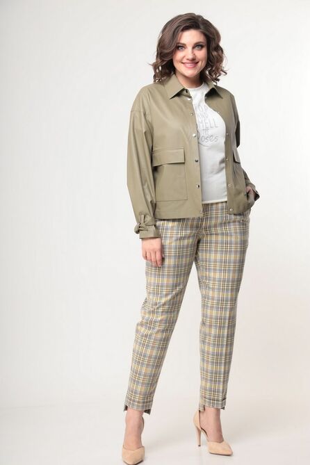 Костюм с блузкой Danaida 2051 хаки Костюм с блузкой Danaida 2051 хаки