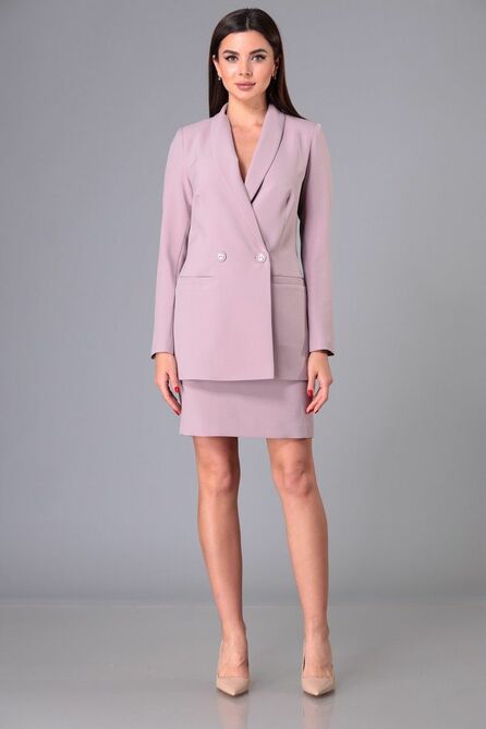 Юбочный костюм Denissa Fashion 1207Ю пудра Юбочный костюм Denissa Fashion 1207Ю пудра