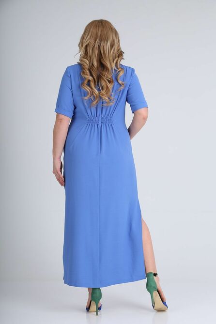 Повседневное платье Диамант 1657 голубой