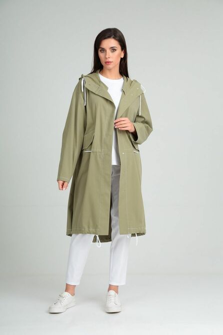Плащ Диамант 1701 хаки