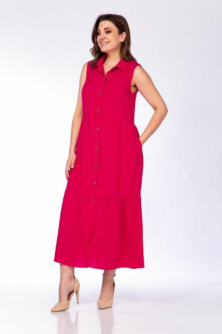 Повседневное платье Диамант 1788 фуксия