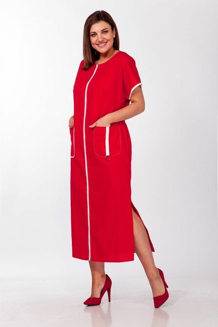 Повседневное платье Диамант 1791 красный