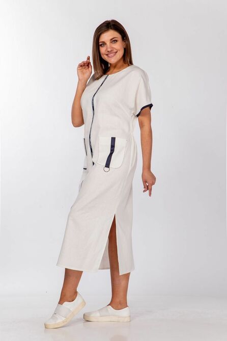 Повседневное платье Диамант 1791 белый