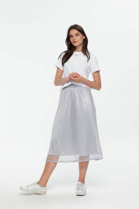 Юбка Диамант 1634 серый