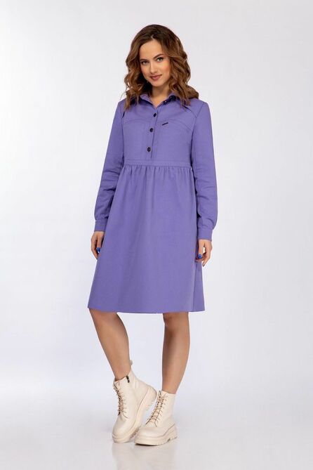 Повседневное платье DilanaVIP 1872 сиреневый