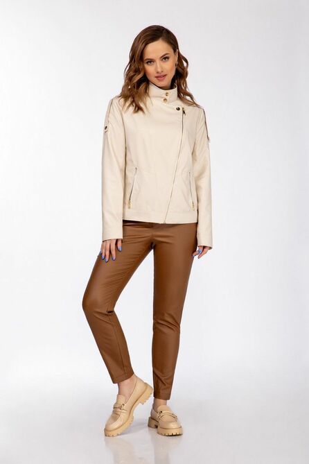 Куртка DilanaVIP 1891 бежевый