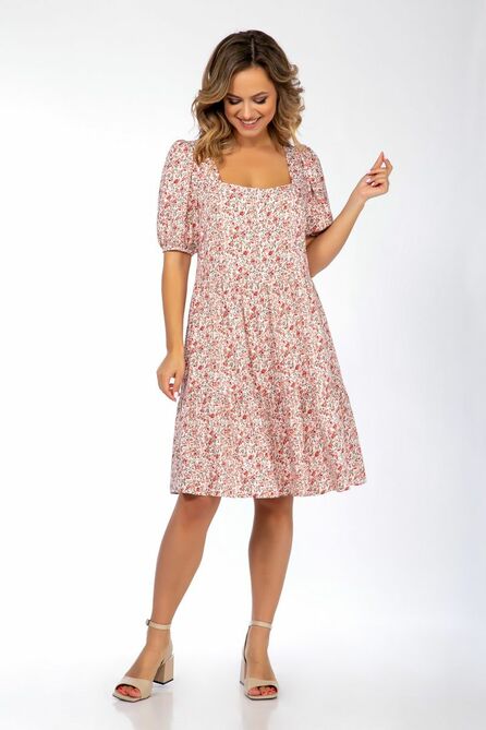 Повседневное платье DilanaVIP 1931 розовый